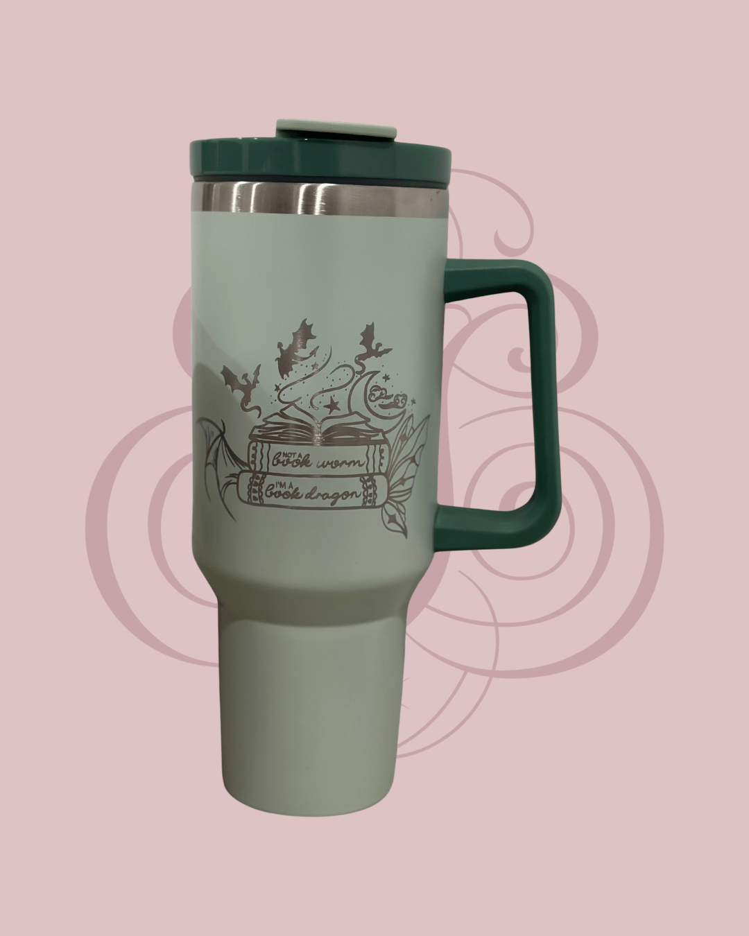 "Book Dragon" Tumbler