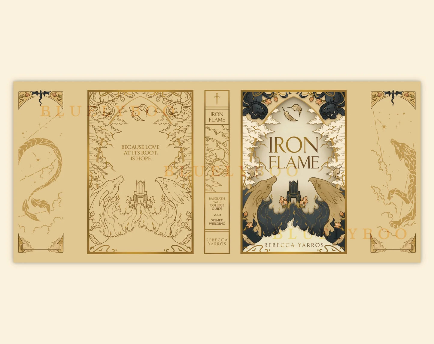 Bluelyboo Iron Flame Dust Jacket