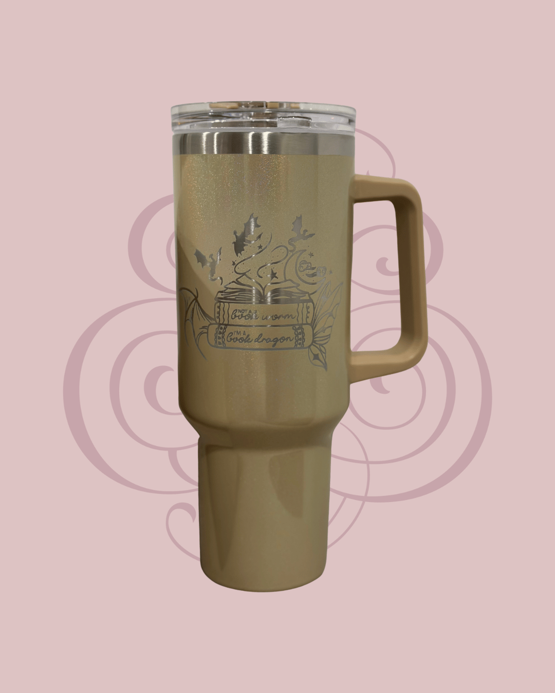 "Book Dragon" Tumbler