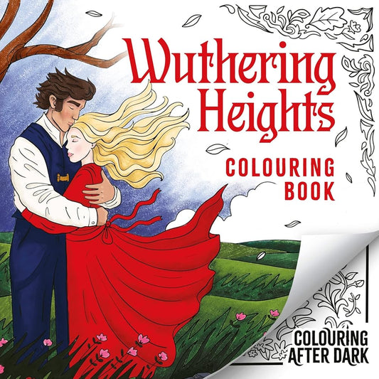 Wuthering Heights Colouring Book: A romantic cosy colouring book for adults and teens cover image