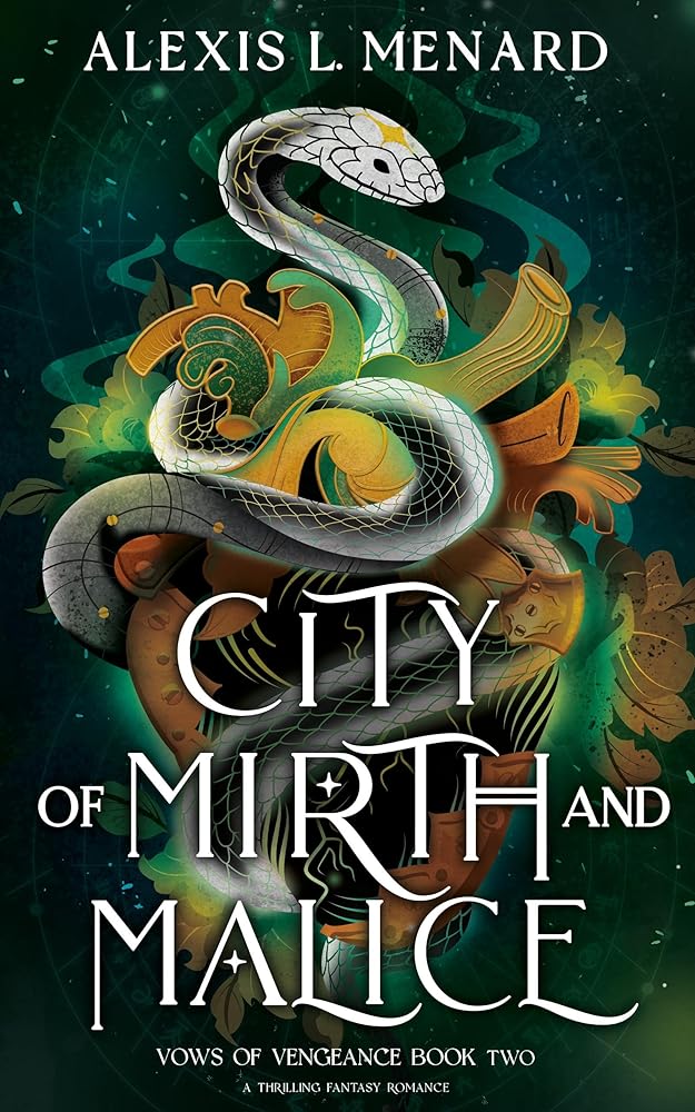 City of Mirth and Malice: A thrilling fantasy romance cover image