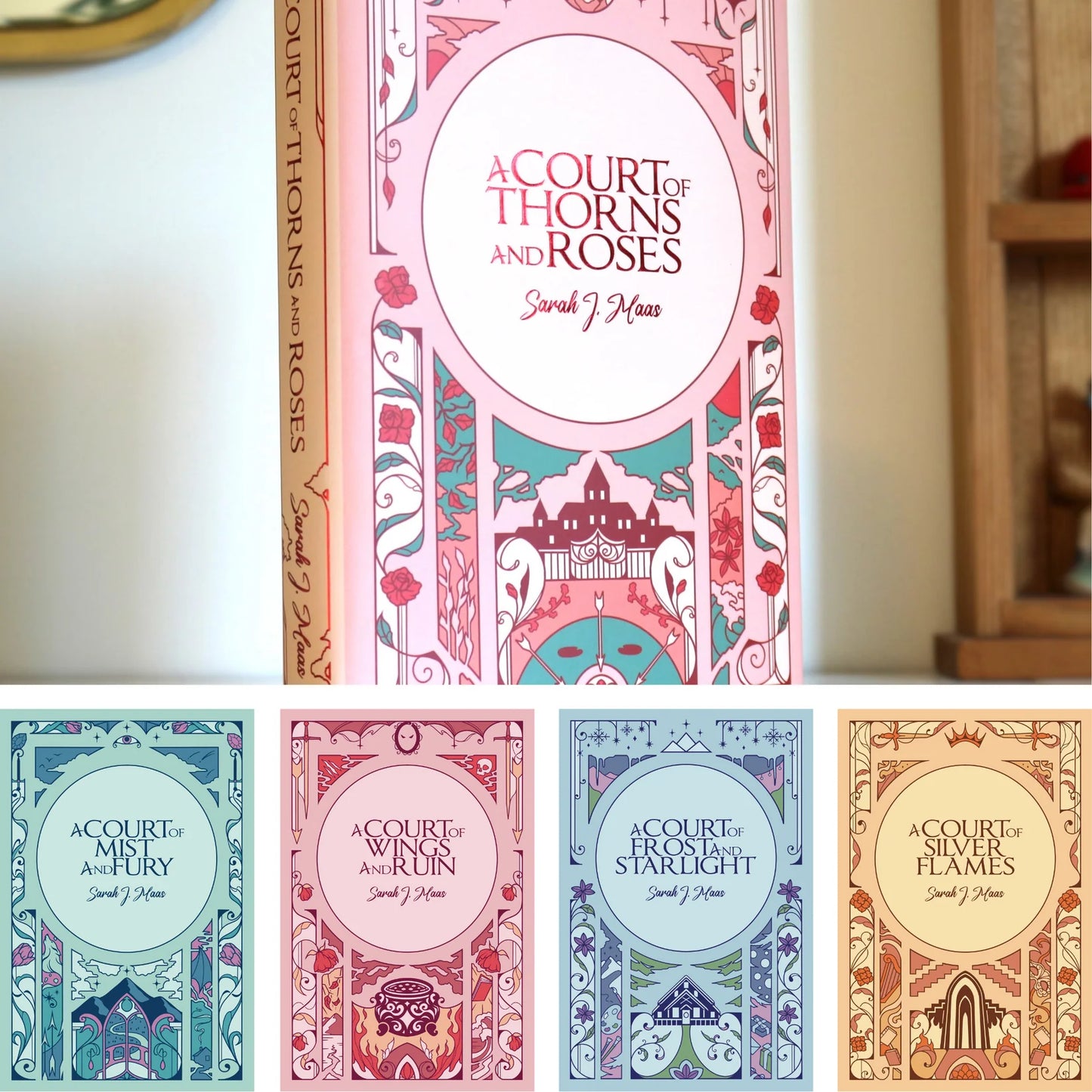 A Court of Thorns and Roses - Light Dust Jackets
