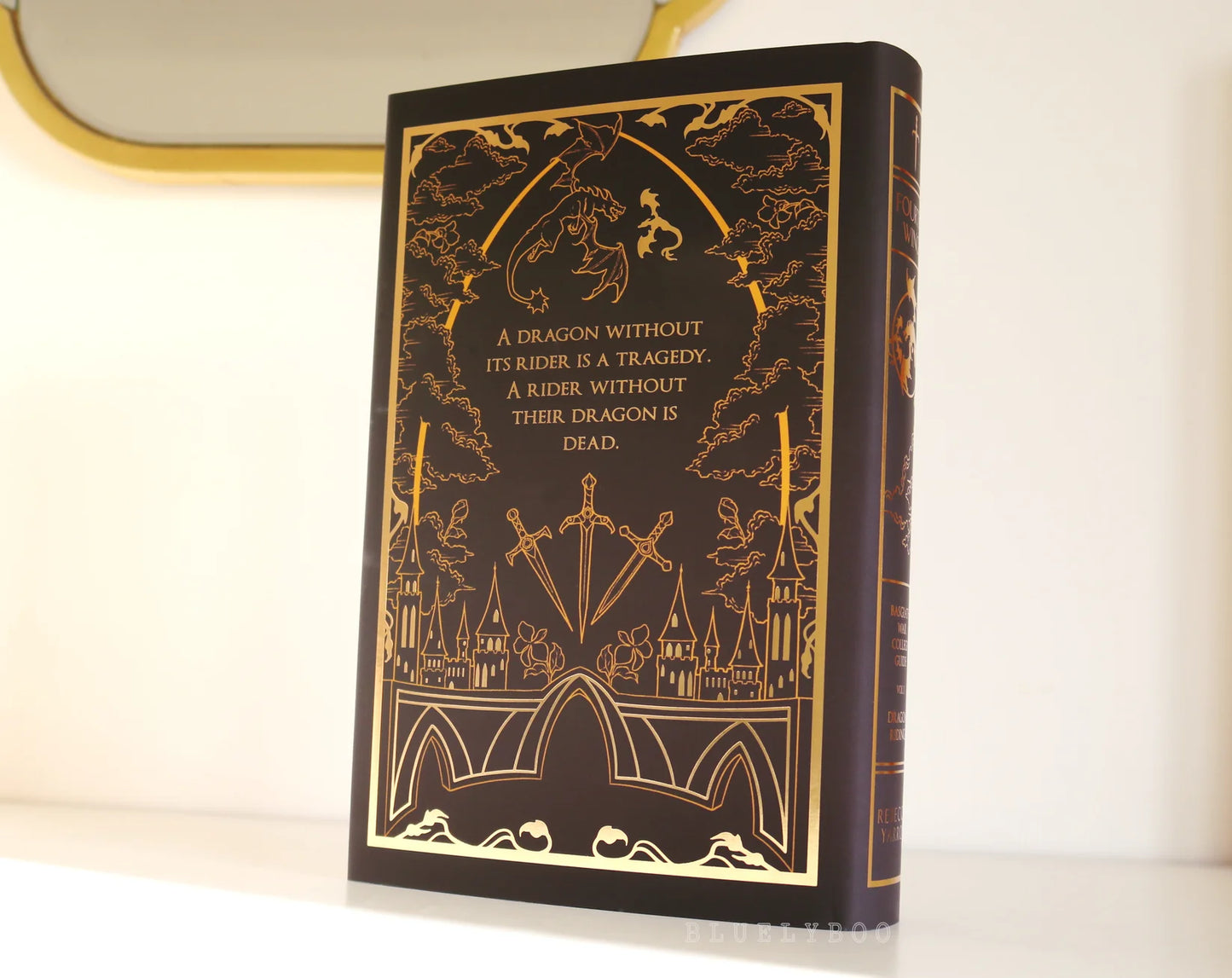 Bluelyboo Fourth Wing Dust Jacket