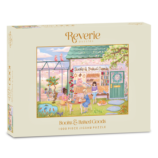 Books & Baked Goods Jigsaw Puzzle (1000 Pieces)