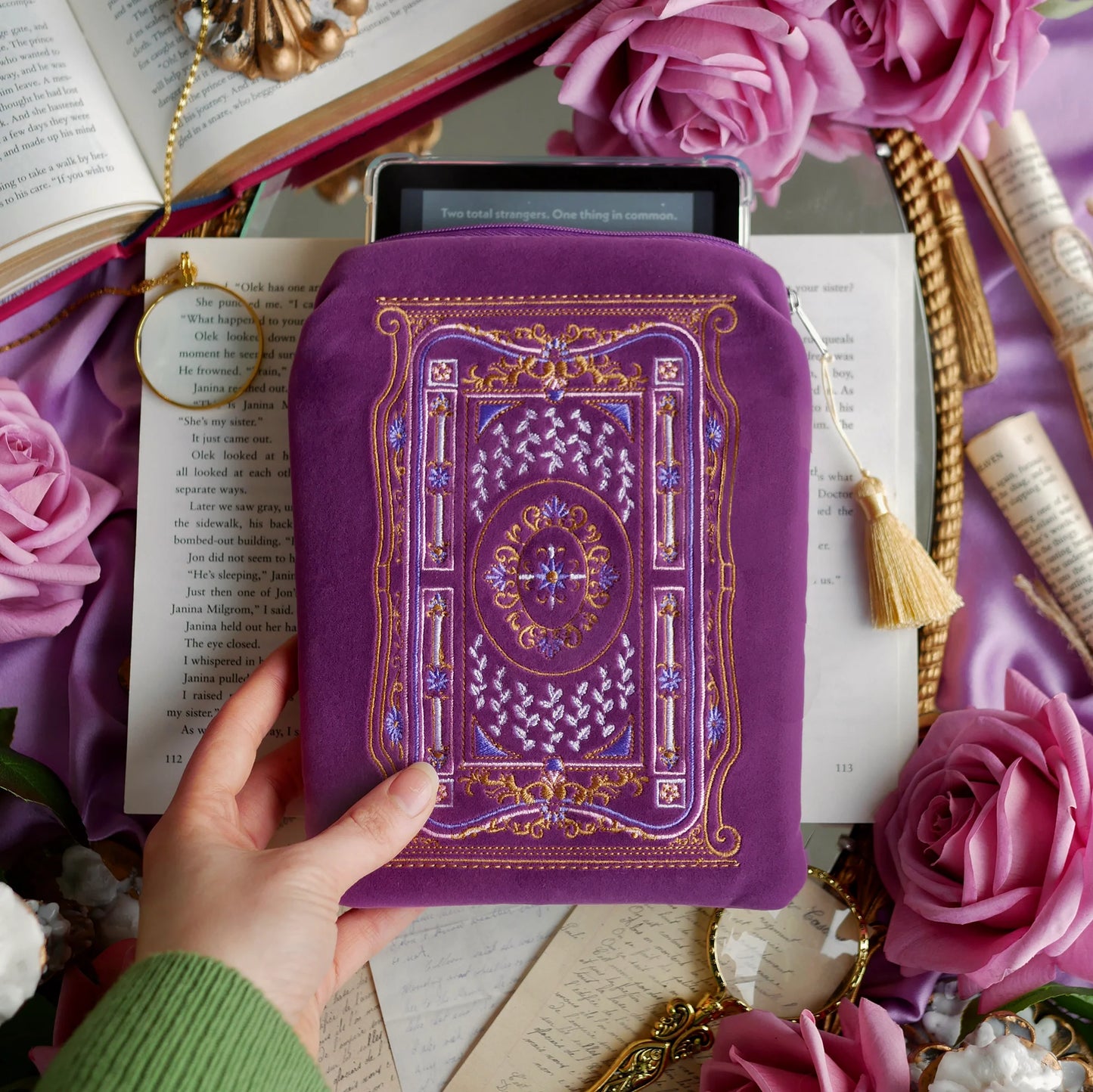 Literati eReader Sleeve Purple