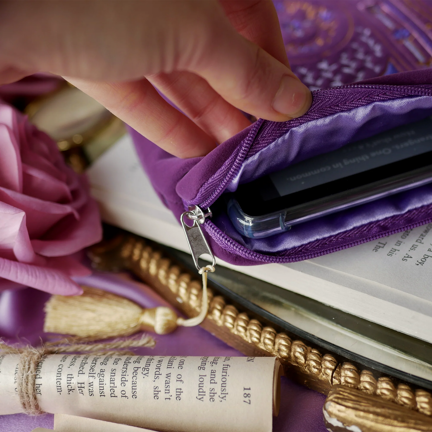 Literati eReader Sleeve Purple