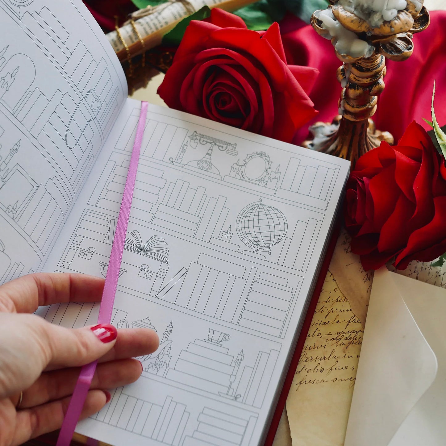 Reading Journal - Crimson Red