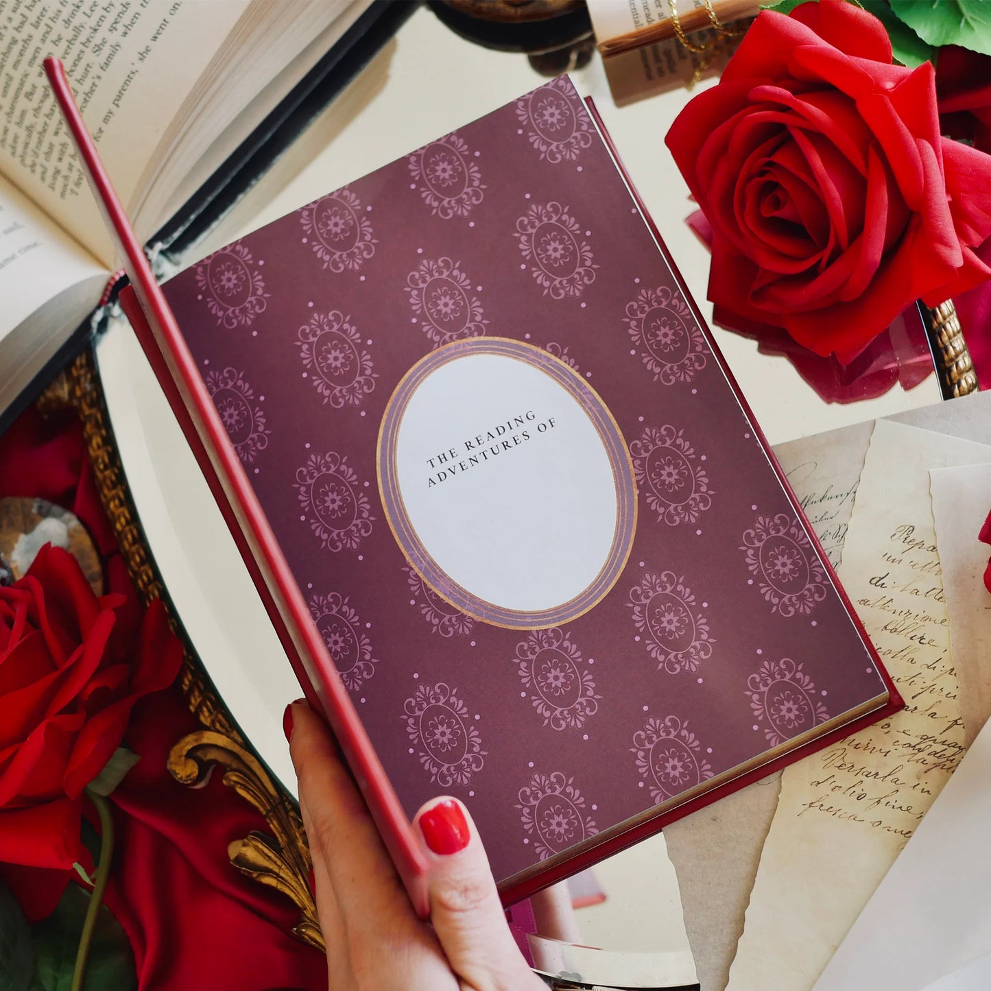 Reading Journal - Crimson Red