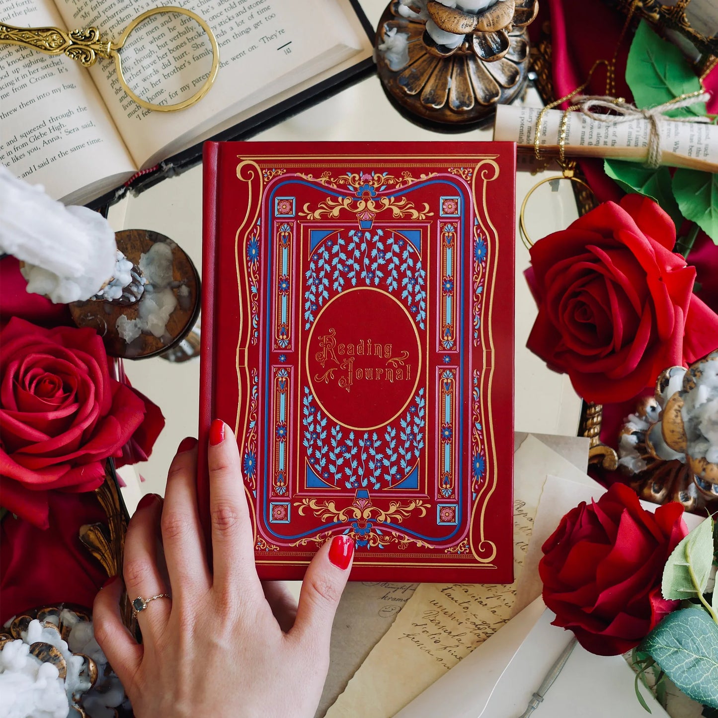 Reading Journal - Crimson Red